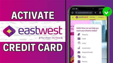 How to activate EastWest credit card online easily / Register .